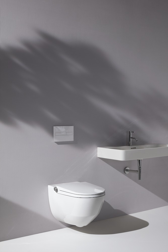 H8206914000001 Подвесной безободковый унитаз-биде с пультом дистанционного управления, с сиденьем и крышкой LAUFEN PRO - Вид №15