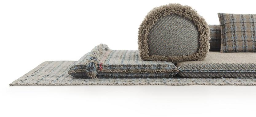 GAN Прямоугольный коврик из полипропилена геометрической формы для улицы Garden layers sun-id-1353062 - Вид №3