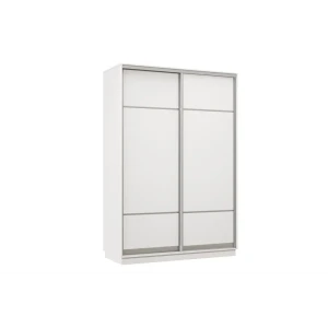 91644303 Шкаф-купе Хочу домой Классика Лайт 02 220x120x60 см 4 полки ЛДСП цвет белый STLM-1322643