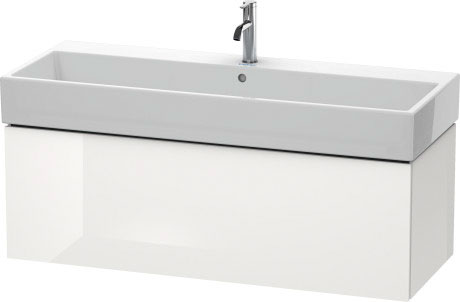 LC617903131 Тумбочка подвесная L-Cube #LC6179 1184 x 459 мм Сосна серебристая, декор Duravit - Вид №2