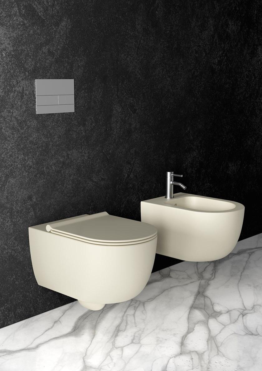 32220101,32240101 Подвесной унитаз настенный Белый Alice Ceramica UNICA Италия - Вид №3