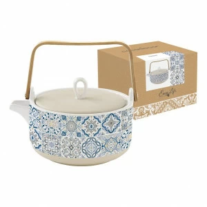 Чайник фарфоровый синий в упаковке Casadecor EASY LIFE CASADECOR 00-3946792 Синий