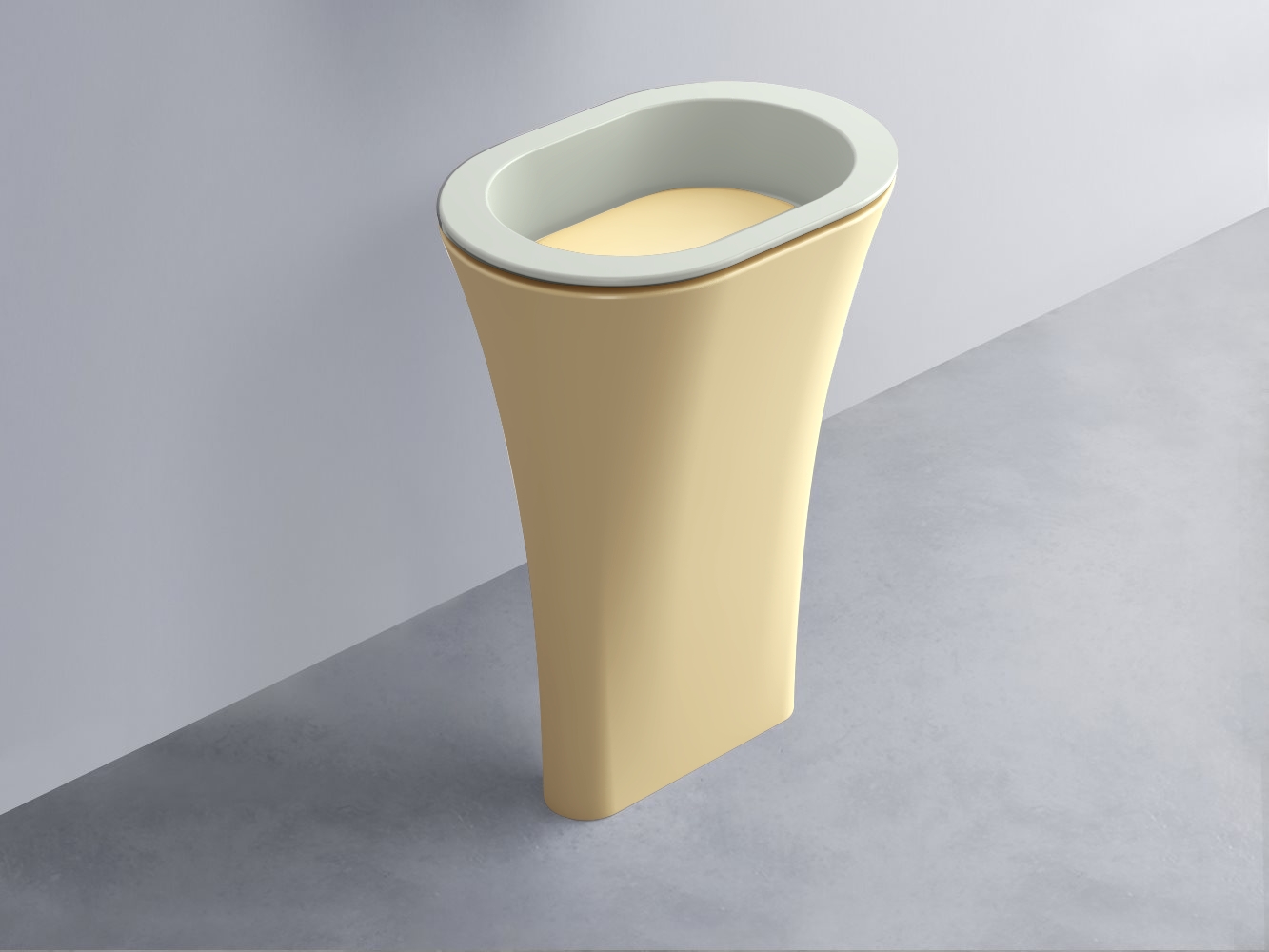 AMLA65-PM+AMPILO-CN+AMCOLO-CN Раковина Amedeo Ovale отдельностоящая cielo Enjoy + Amedeo Ceramica Cielo