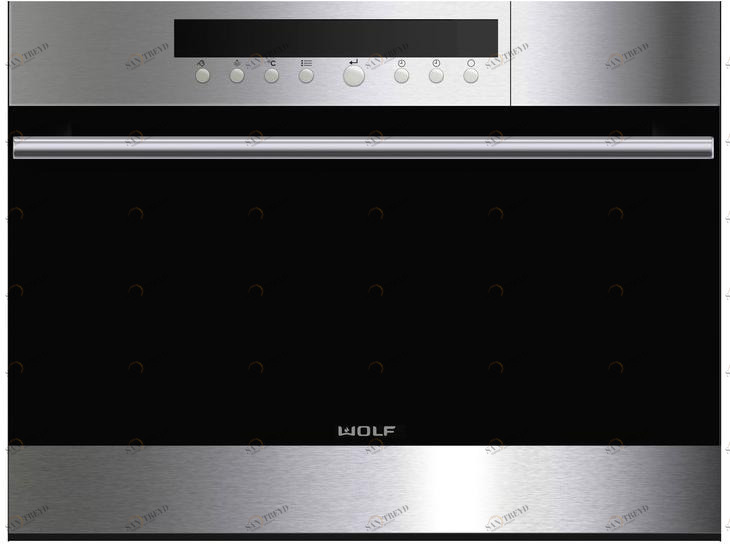 Wolf Комбинированный духовой шкаф с электронным управлением класс а + Forni a vapore combinati Icbcso24te/s/th 
