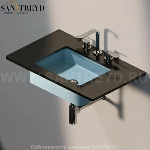 MW48SP5014 Накладная раковина под столешницу  квадратная Ceramica Flaminia Miniwash