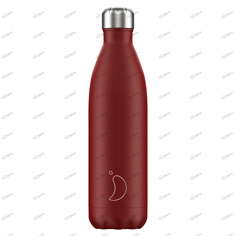 Термос 750 мл красный Matte Red CHILLY'S BOTTLES ДИЗАЙНЕРСКИЕ 00-3948000 Красный 