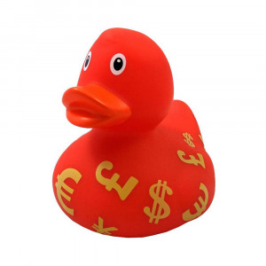 1996 Уточка резиновая Валюта Веселые Ути-Пути