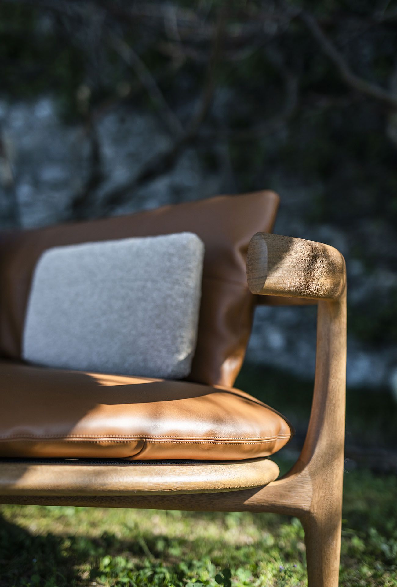 Садовый сон из ироко и ткани Baxter Himba Outdoor ARCH-00109557 - Вид №1