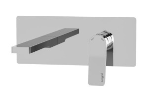 Настенный смеситель для раковины с 2 отверстиями