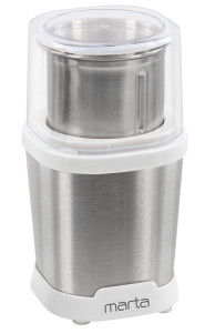 9091555 Кофемолка электрическая MARTA MT-CG2182A белый