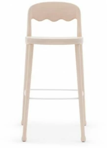 Billiani Высокий деревянный табурет с подставкой для ног Frisée 254