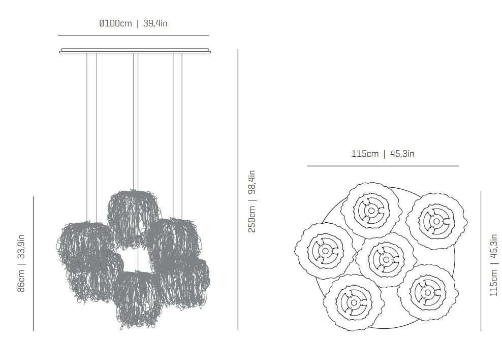Светодиодный подвесной светильник из нержавеющей стали A-Emotional Light хаос ARCH-00066654 - Вид №13