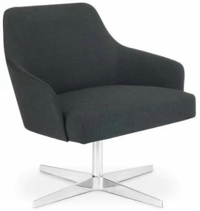 Crassevig Мягкое поворотное кресло с 4 спицами Axel