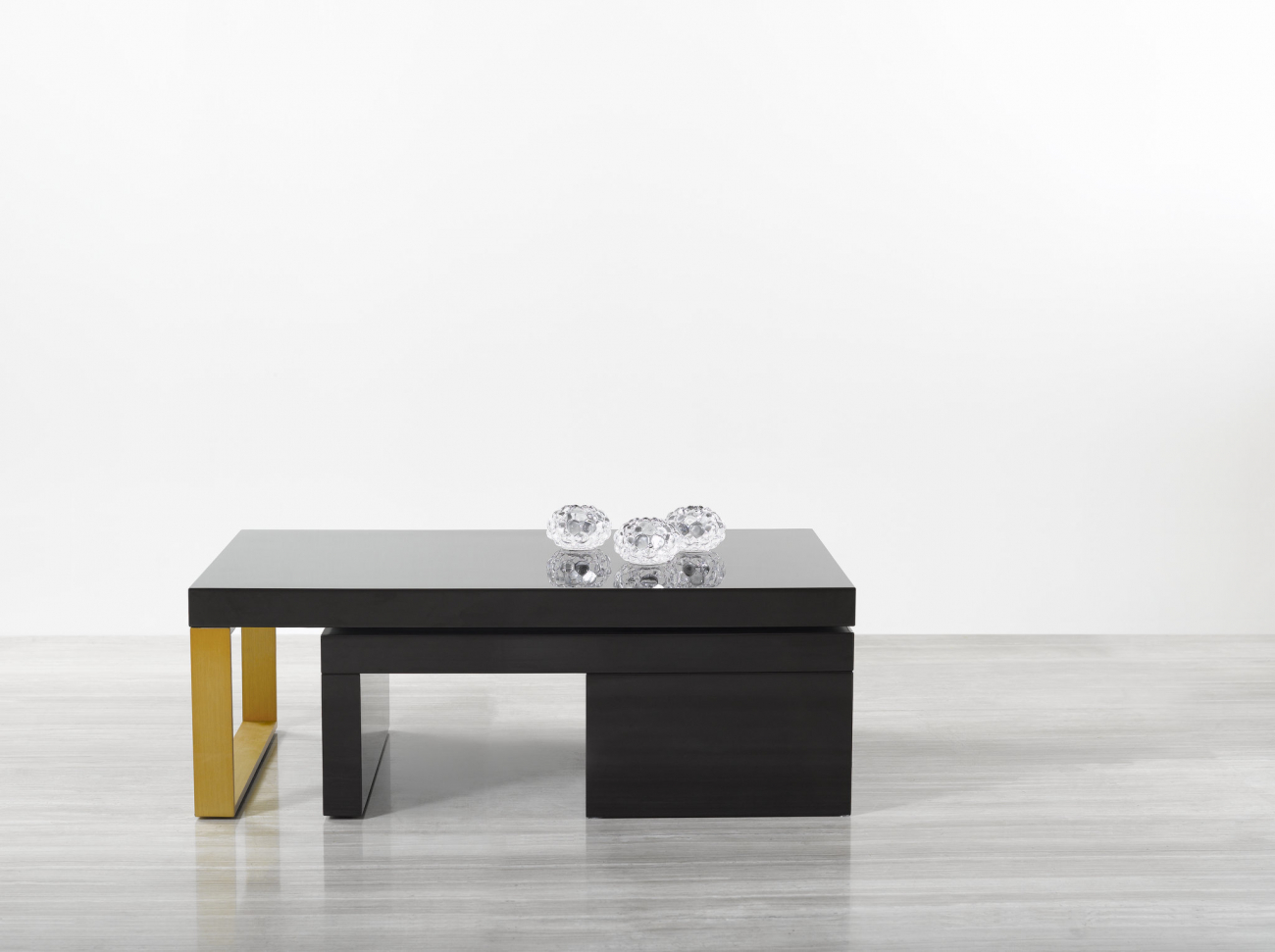 Журнальный столик черный Vision Black Gold PUSHA PUSHA 062873 Черный  - Вид №3
