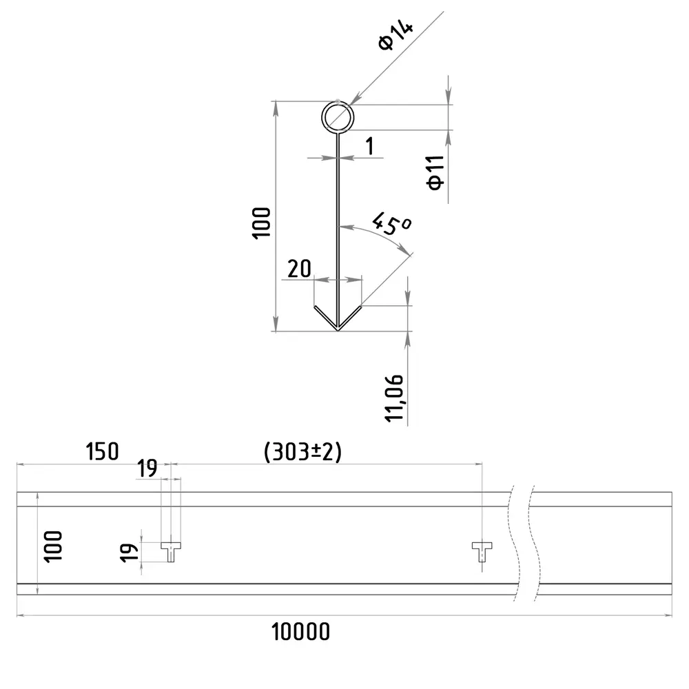 Бордюр садовый BEGINIA 100×10 см зеленый для грядок и клумб 89415325 STLM-1578330 - Вид №11