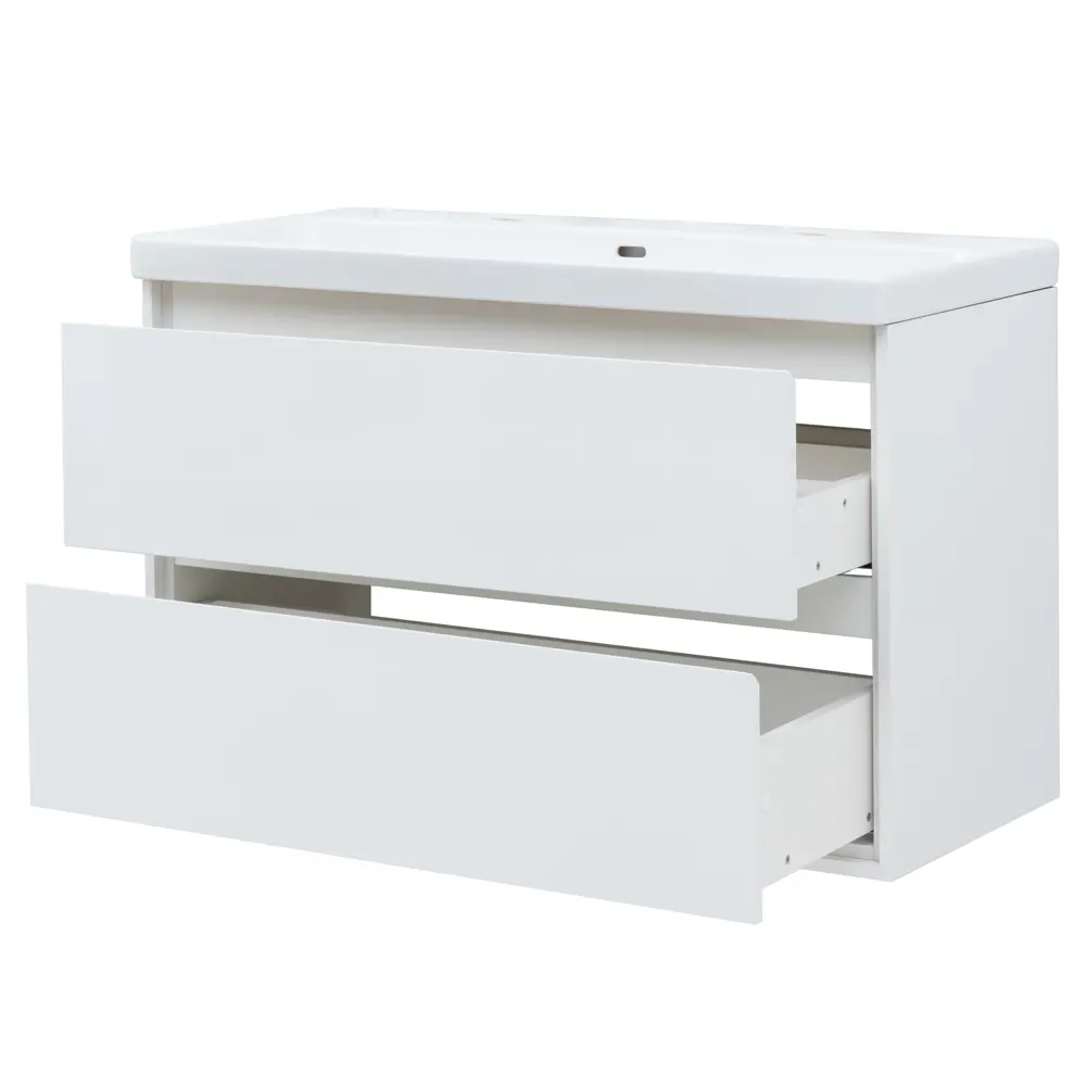 Тумба подвесная KONSENSA Мокка 2.0 105.5 см белая 89381171 STLM-1452522 - Вид №5