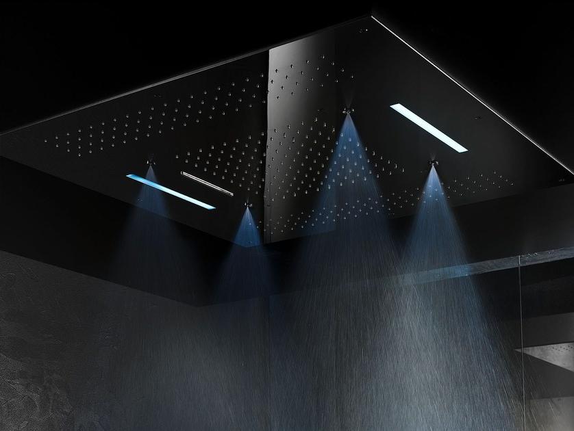 MGS Ультратонкая встроенная душевая лейка из нержавеющей стали с хромотерапией Soffioni doccia sun-id-1426689 - Вид №4