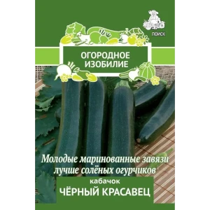 Семена овощей Поиск кабачок Черный красавец
