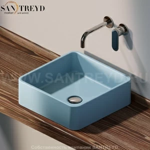 MWL405014 Накладная раковина на столешницу  квадратная Ceramica Flaminia Miniwash