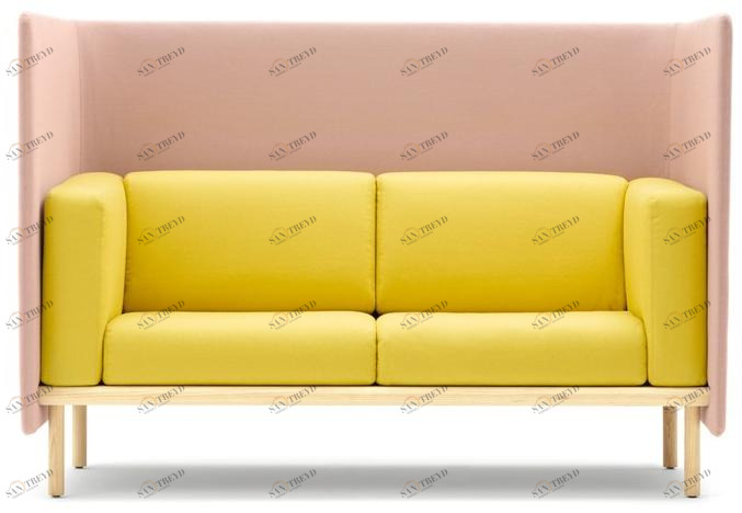 COR 2-х местный тканевый диван с высокой спинкой Floater sun-id-1490384