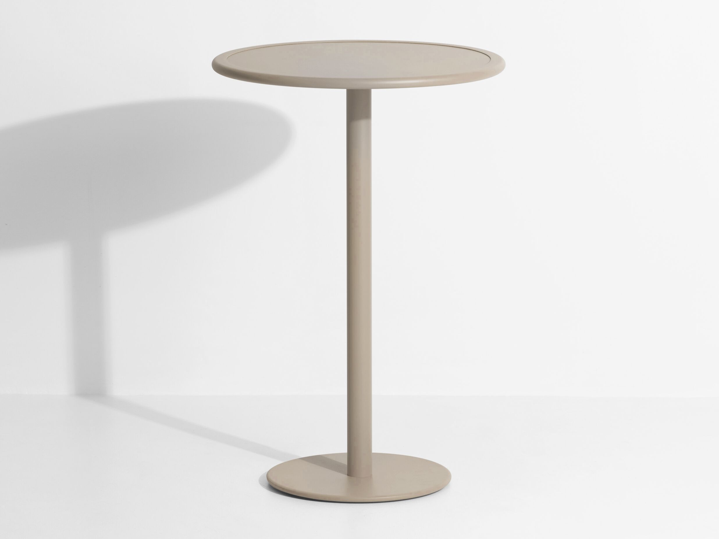 Высокий круглый алюминиевый стол с порошковым покрытием Petite Friture выходные ARCH-00128320