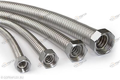 Гибкая подводка из нержавеющей стали 1 1/4 дюйма, GF32/400 Flexible hose Россия 