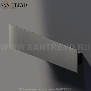 Agape SEN Полка 40 см с удлиненным фронтальным элементом черная ASEN0921NS