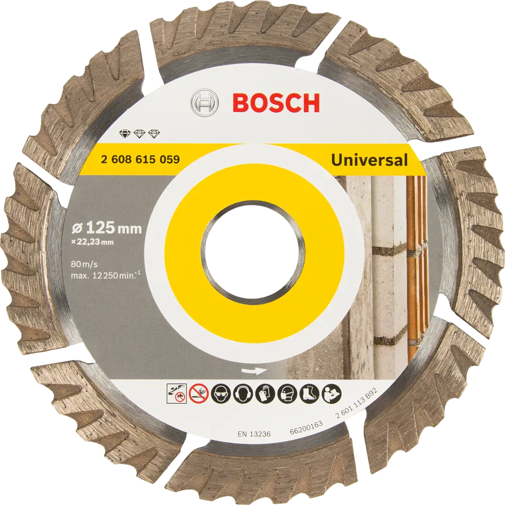 Диск отрезной универсальный Bosch Stf Universal, 125x22 мм 80158969 STLM-2020248 BOSCH PROFESSIONAL 