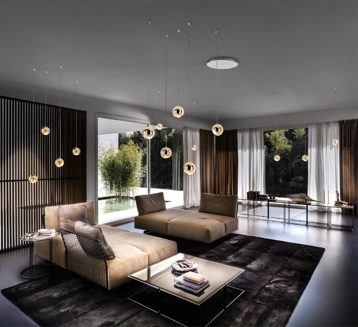 Studio Italia Design Spider gold 160009 подвесной светильник (160003) 109971 - Вид №2