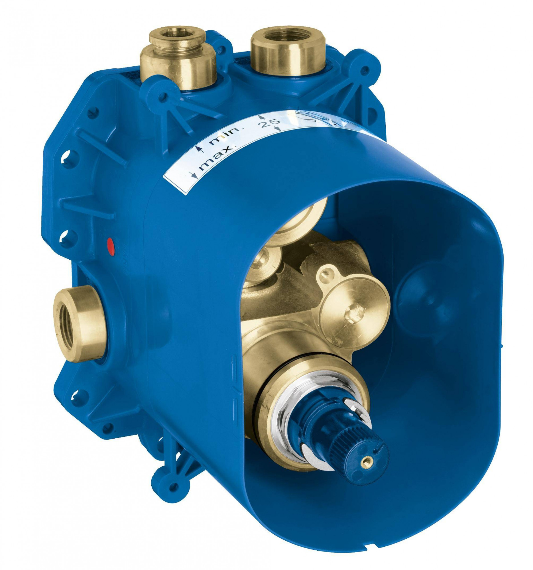 Встраиваемая часть центрального термостатического смесителя GROHE Rapido T, хром (35500000)