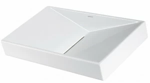 109750004 Накладная раковина на столешницу  прямоугольная Sanindusa