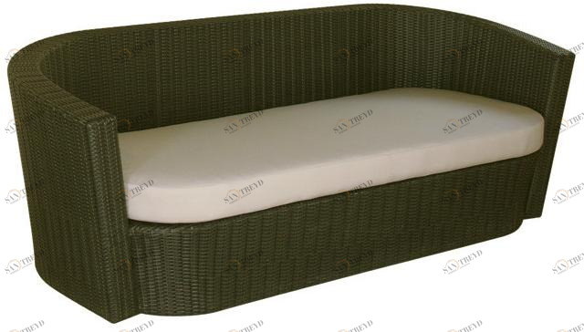 Il Giardino di Legno 3-местный садовый диван из синтетического волокна Sentosa 4212