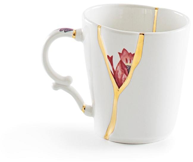 Seletti Кружка из фарфора и золота Kintsugi sun-id-1464670 - Вид №3