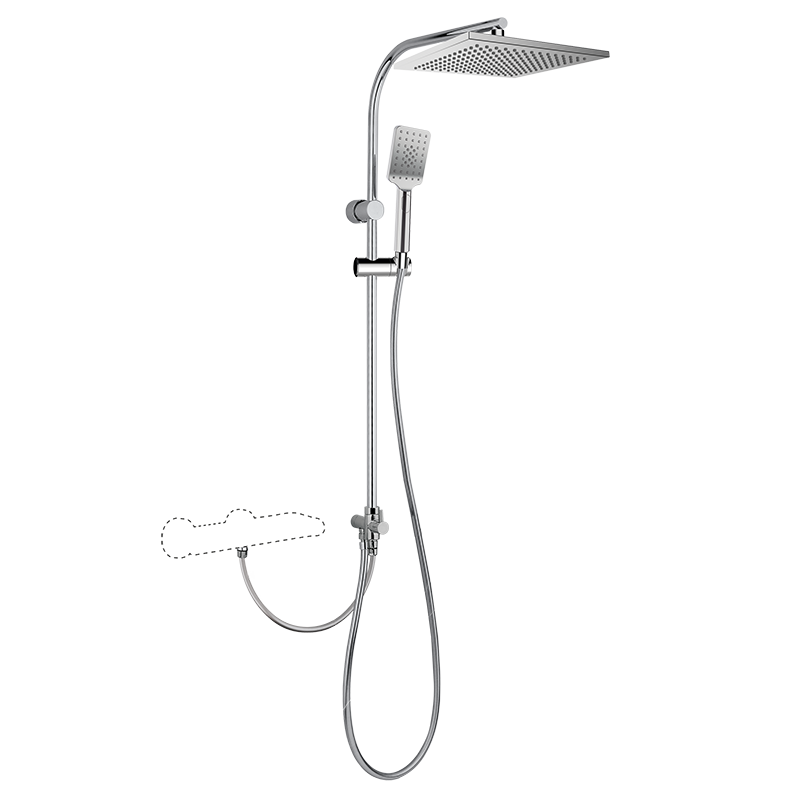 44426440 BASIC Термостатический с фиксированной внешней колонкой Хром GRB MIXERS 