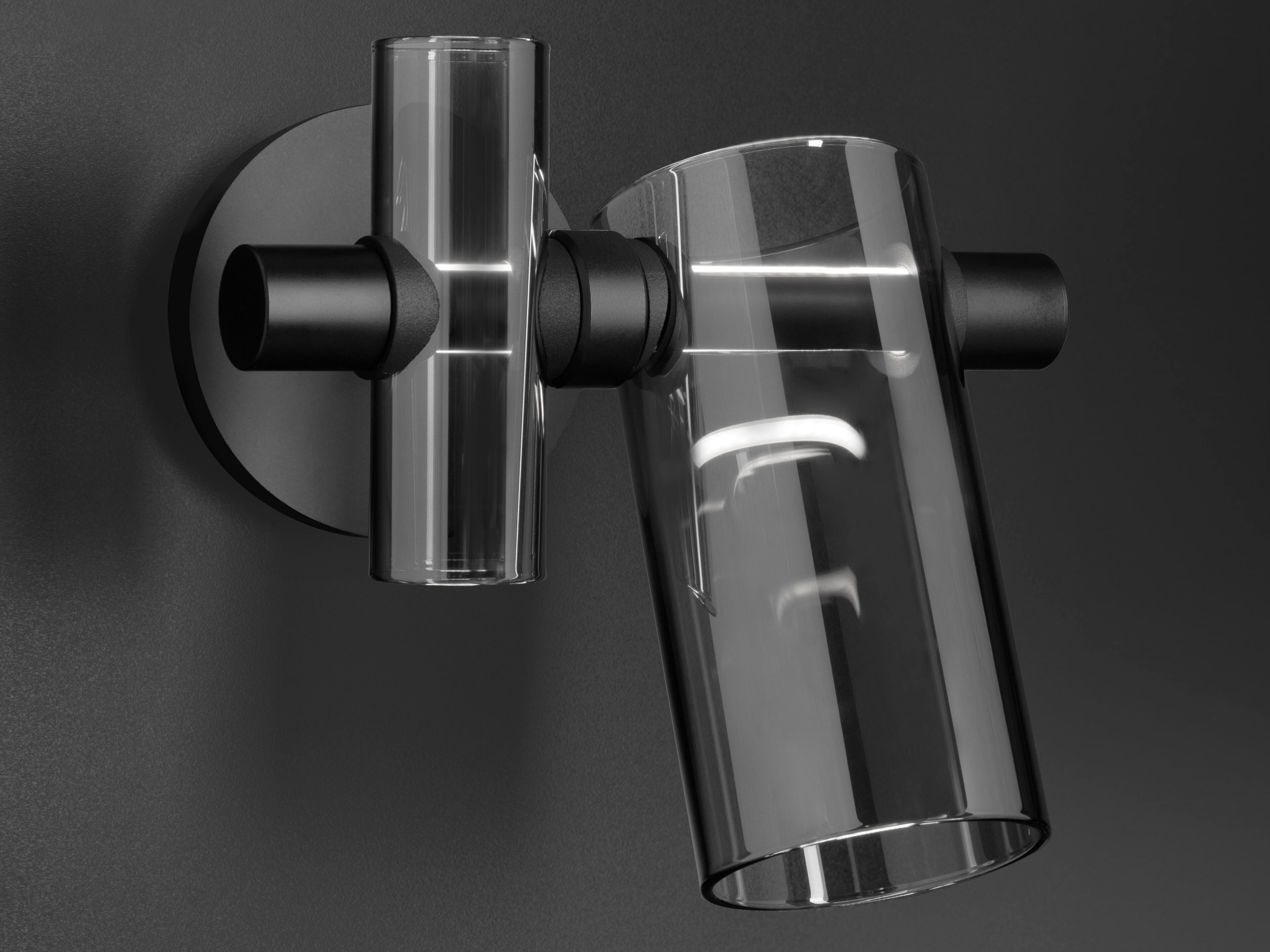 Стеклянный светодиодный настенный светильник Oluce Dancing glass ARCH-00016149 - Вид №1