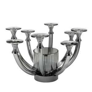 300081-91 ABHIKA ПОДСВЕЧНИК + VASEX9 GREY
