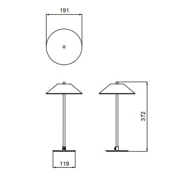 Аккумуляторная светодиодная настольная лампа LUCE TU Candilee ARCH-00042411 - Вид №3