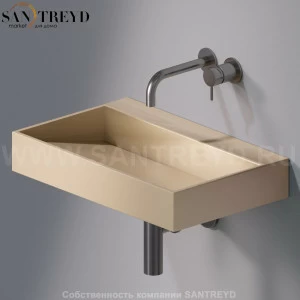 L010T1RPV4.110 Подвесная раковина настенная прямоугольная A. e T. Italia P35 бежевая