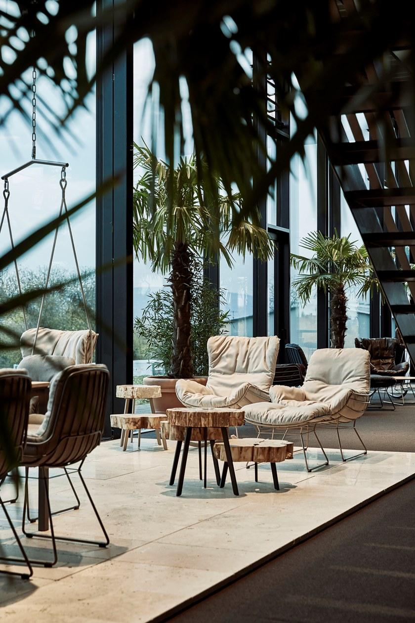 Freifrau Садовое кресло-качалка из ткани sunbrella® с подлокотниками Leyasol outdoor sun-id-1442132 - Вид №3