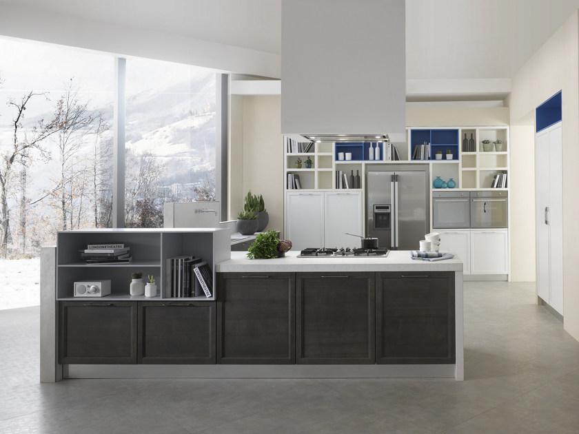 Floritelli Cucine Встроенная кухня Laminam® с полуостровом Free sun-id-1474521 - Вид №1