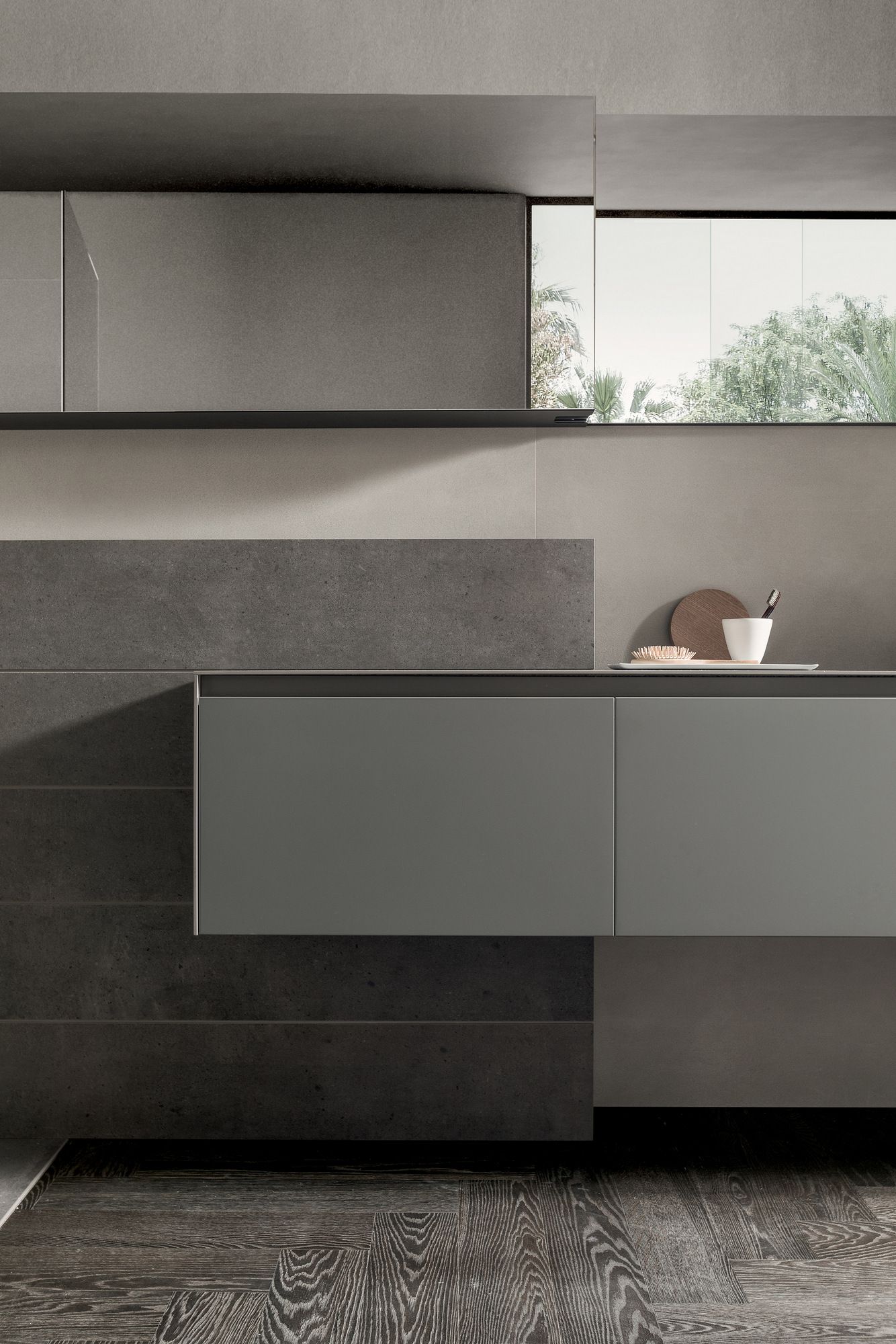 Мебель для ванной комнаты из керамогранита MODULNOVA Skill ARCH-00087547 - Вид №3