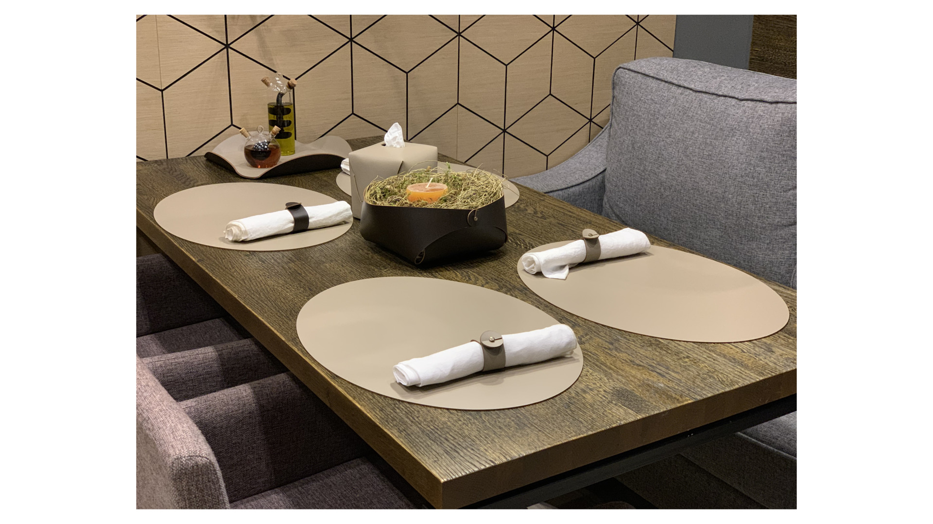 10638145 Кольцо для cалфетки Кожаное ADJ  - Вид №1