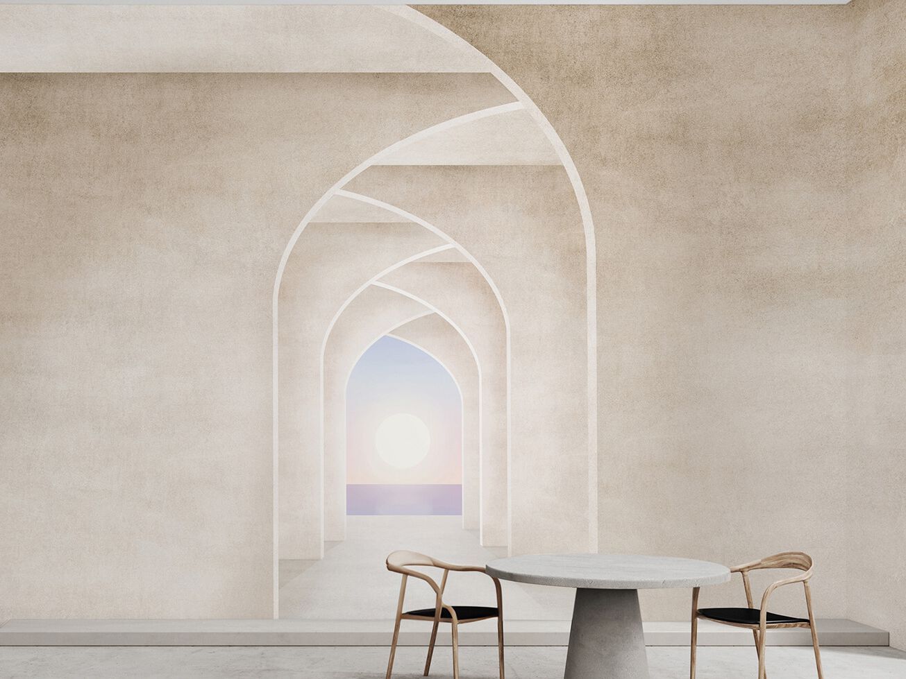 Carta da parati PVC free, eco-friendly, lavabile WallPepper LAYERS ARCH-00004605