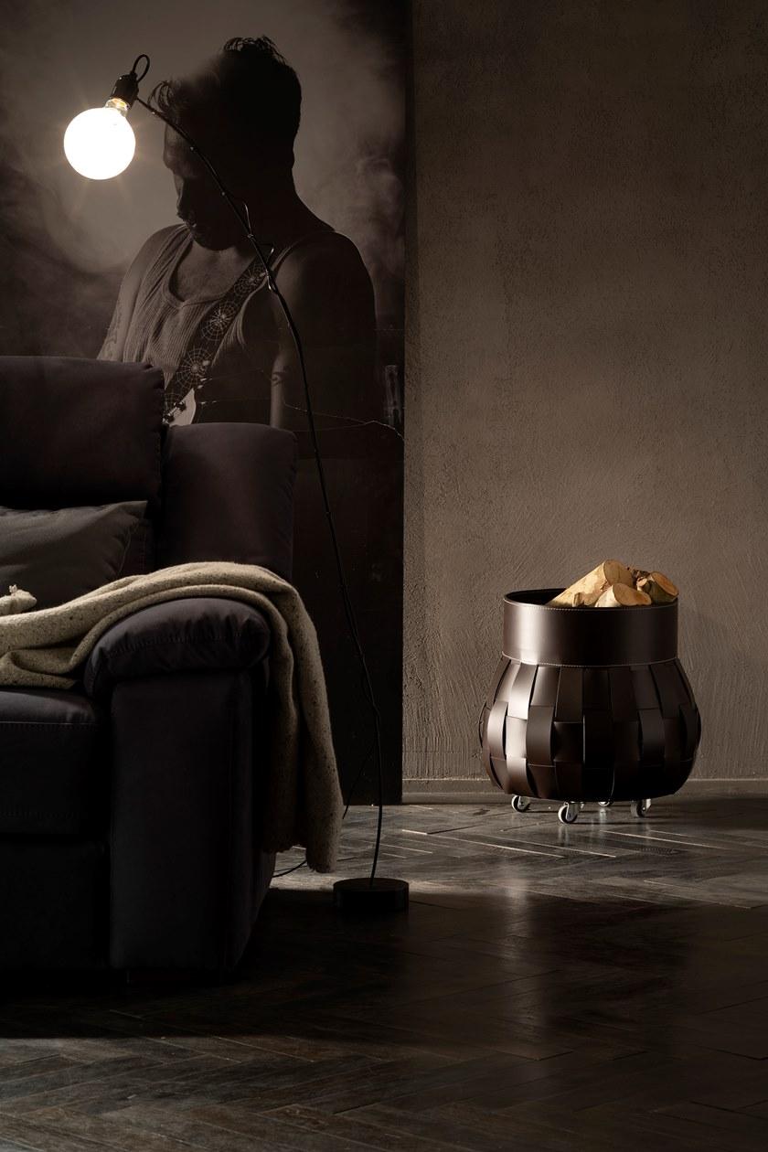 LIMAC design FIRESTYLE Контейнер / подставка для журнала из регенерированной кожи  Pltr45cc  - Вид №1