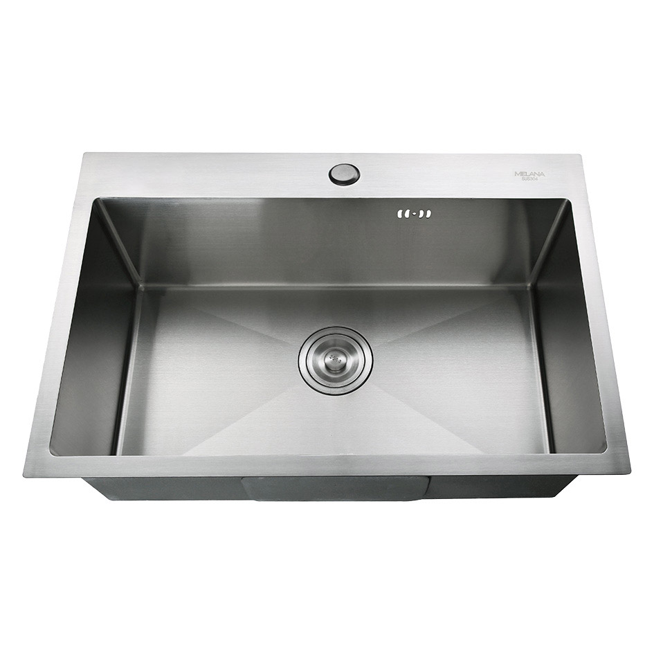 Мойка H6845 MELANA ProfLine 3,0/200 САТИН врезная прямоугольная с коландером H6845 H6845 сатин