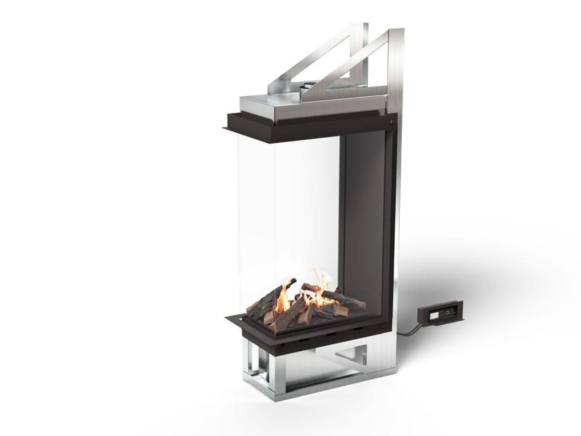 Закрытый камин с панорамным биоэтанольным стеклом Planika Vitro ARCH-00043983