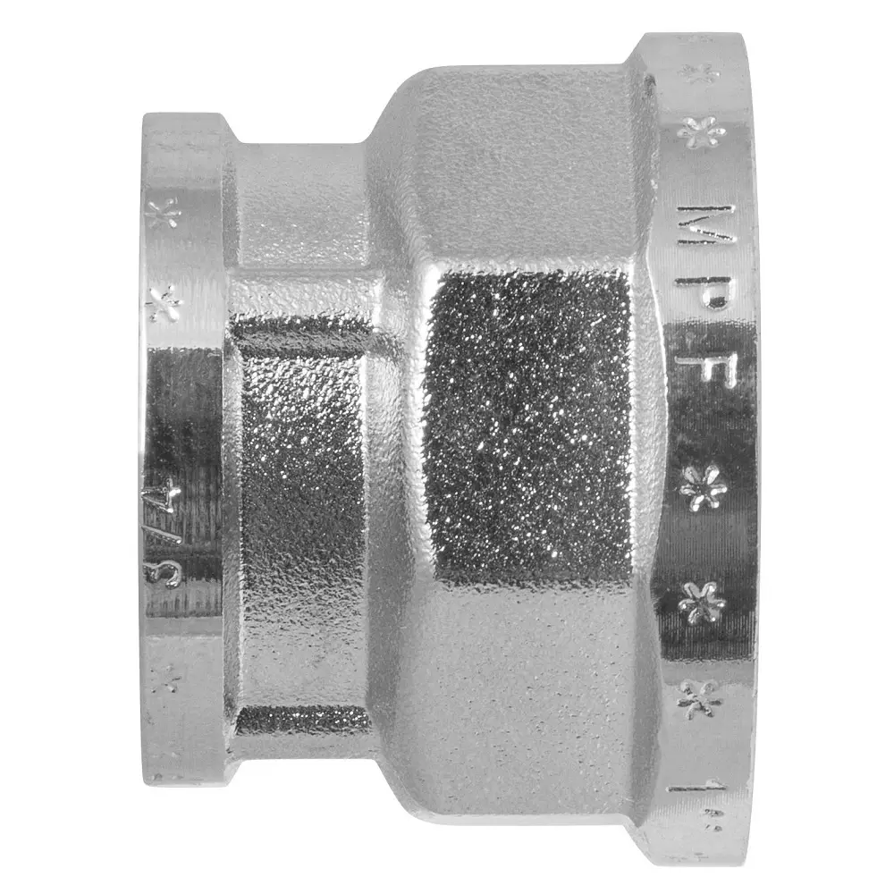 Муфта переходная MPF 1"×3/4" латунная никелированная для водоснабжения 89416010 STLM-1575064 - Вид №2