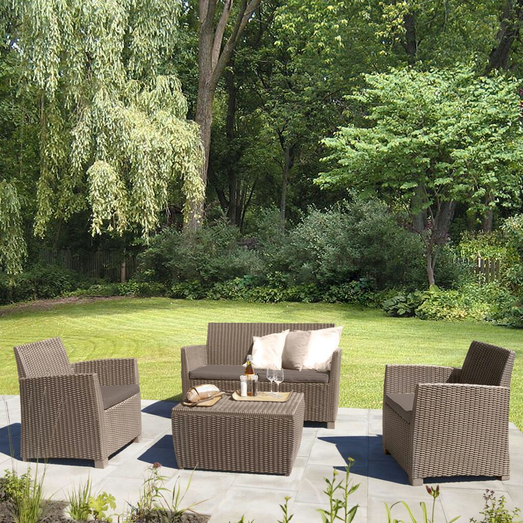 AFM-2018B Beige/Beige Комплект для отдыха Afina 