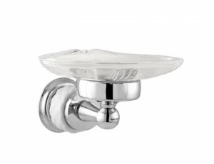 065578.000.72 Подставка для мыльницы из белого фарфора Окисленная медь