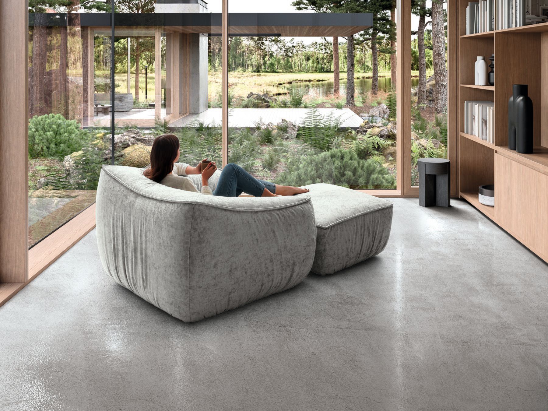 Тканевое кресло с подлокотниками Felis Softliving ARCH-00111380 - Вид №3